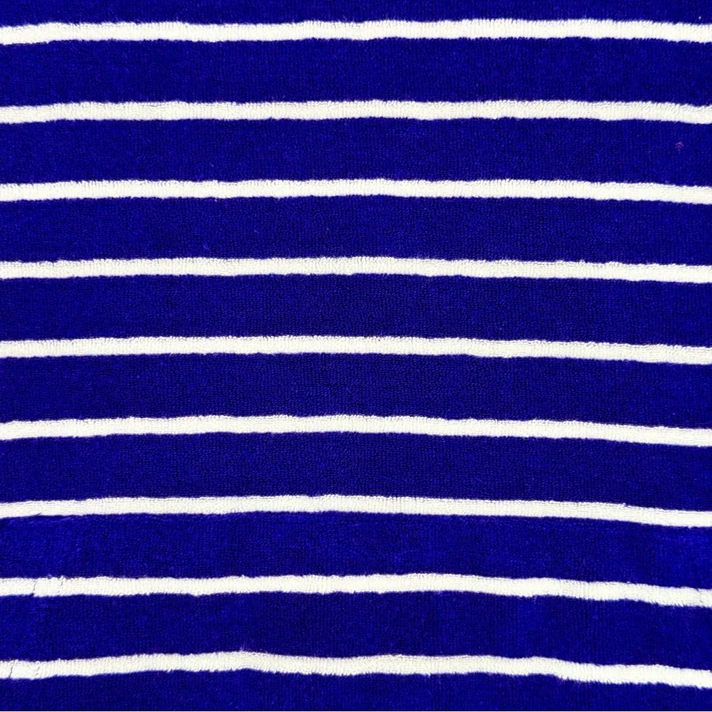 New Mini Boden Toweling Throw Boys 5-6 Y Girls Striped Hooded Beach Cover Shirt - Picture 2 of 4